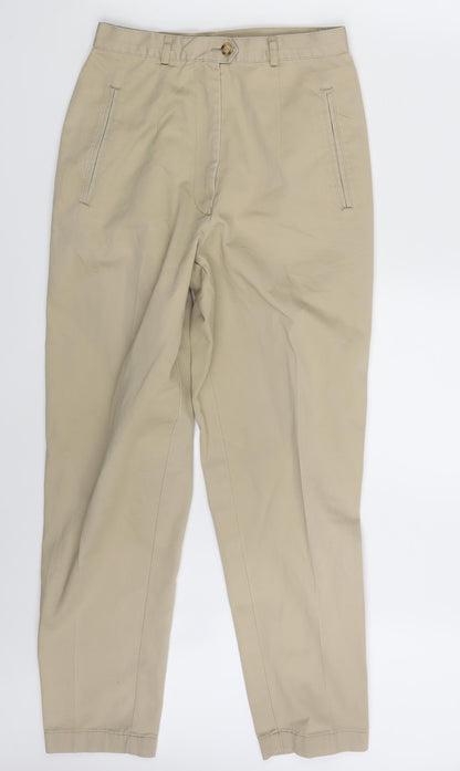 Womens UK Size 8 Debenhams Regular Fit Chino Beige Trousers