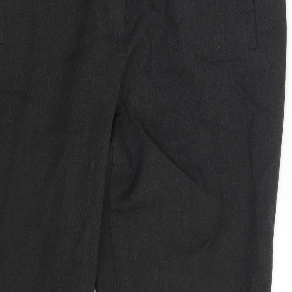 Womens UK Size 12 M&S Regular Fit  Black Trousers