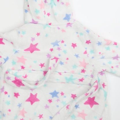 Debenhams Girls White Fair Isle  Babydoll One Piece Size 12-18 Months