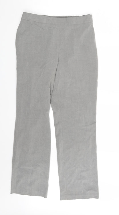 Womens UK Size 10 M&S Regular Fit  Grey Trousers