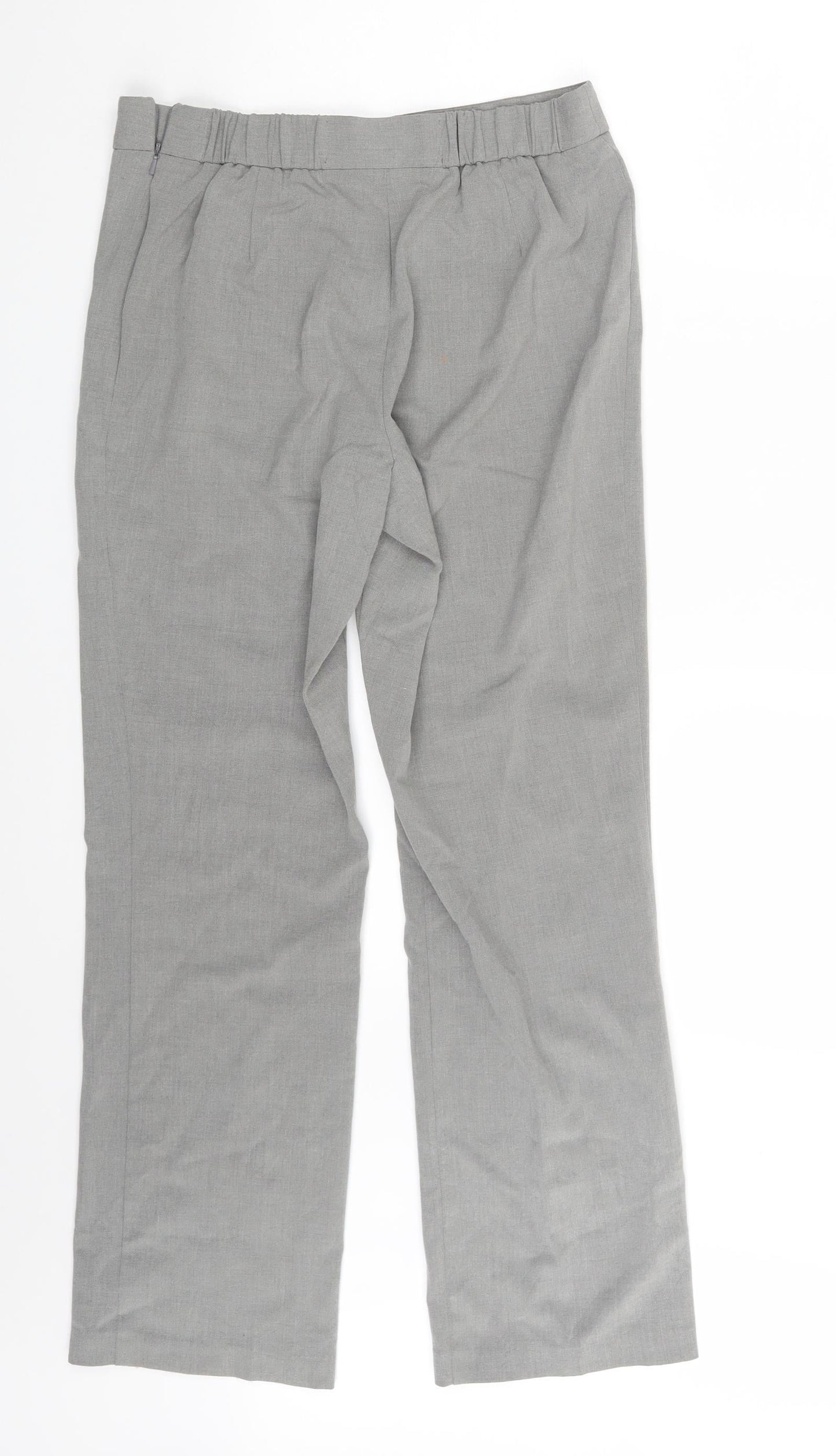 Womens UK Size 10 M&S Regular Fit  Grey Trousers