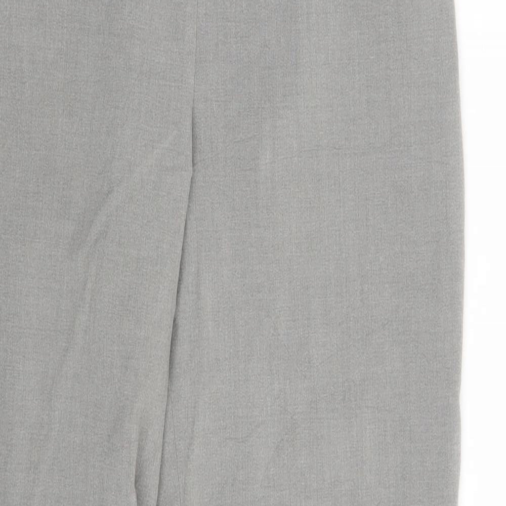 Womens UK Size 10 M&S Regular Fit  Grey Trousers