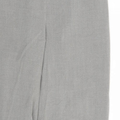 Womens UK Size 10 M&S Regular Fit  Grey Trousers