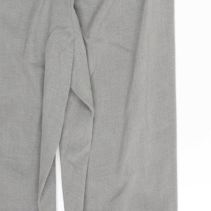Womens UK Size 10 M&S Regular Fit  Grey Trousers