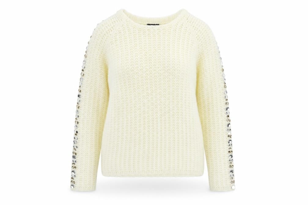 Womens UK Size 4 Body Flirt Ivory Pullover Jumper