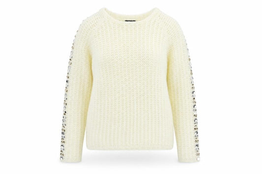 Womens UK Size 4 Body Flirt Ivory Pullover Jumper