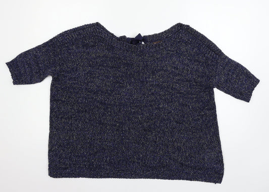 Womens UK Size 10 Phase Eight Blue Pullover Jumper