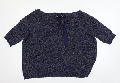 Womens UK Size 10 Phase Eight Blue Pullover Jumper