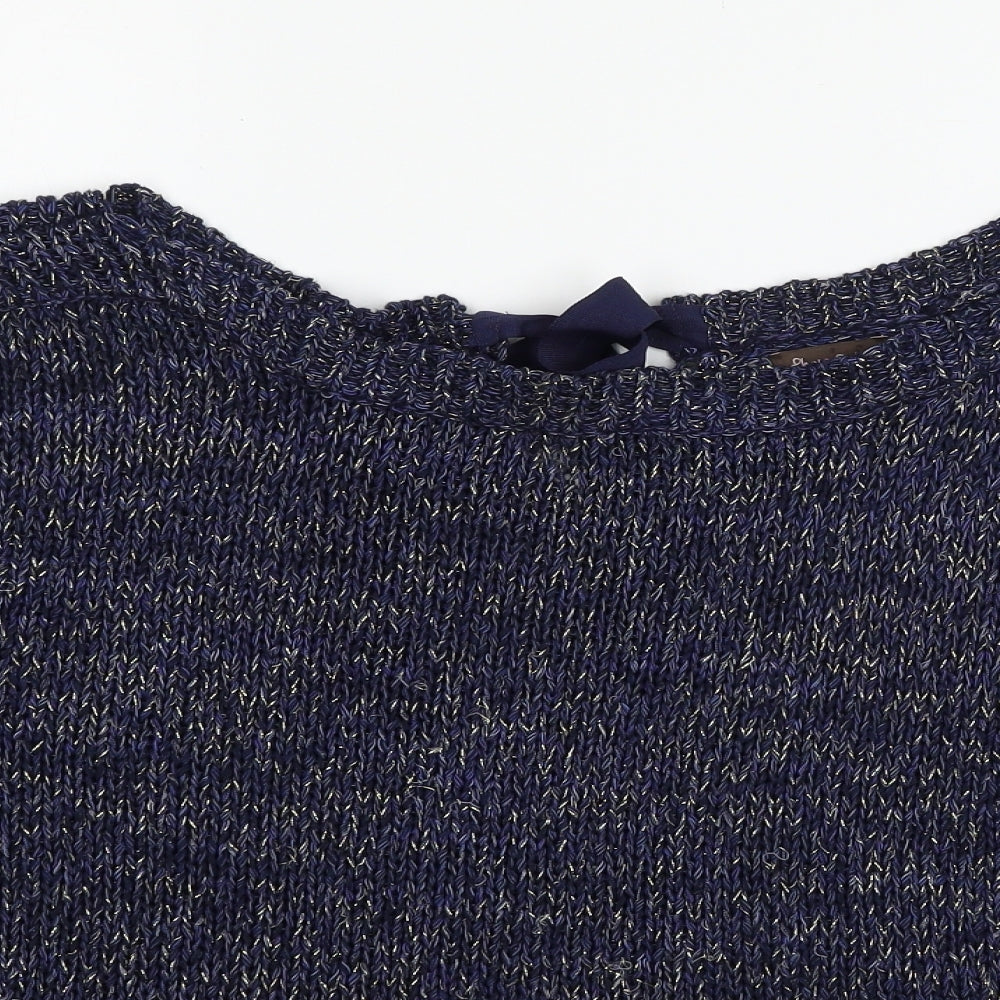 Womens UK Size 10 Phase Eight Blue Pullover Jumper
