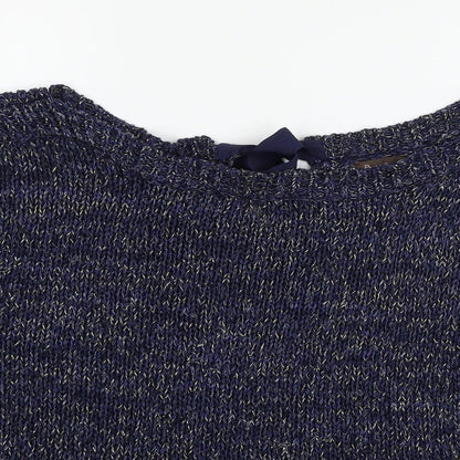 Womens UK Size 10 Phase Eight Blue Pullover Jumper