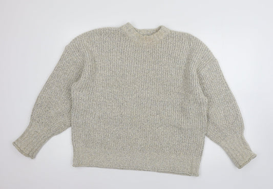 Womens UK Size M Topshop Ivory Pullover Jumper