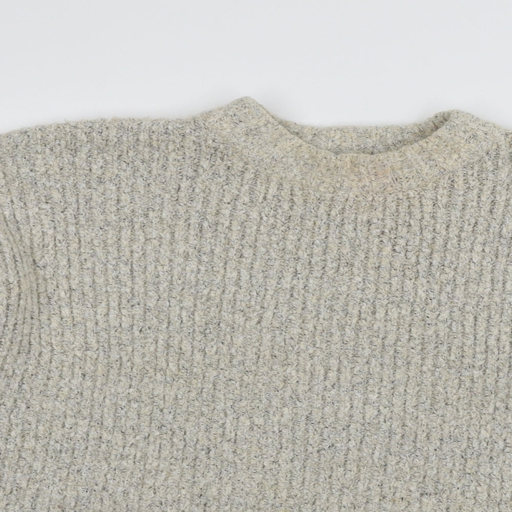 Womens UK Size M Topshop Ivory Pullover Jumper