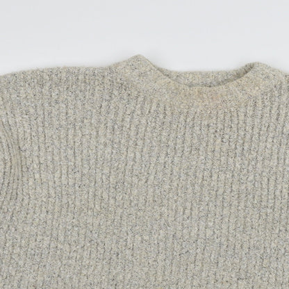 Womens UK Size M Topshop Ivory Pullover Jumper