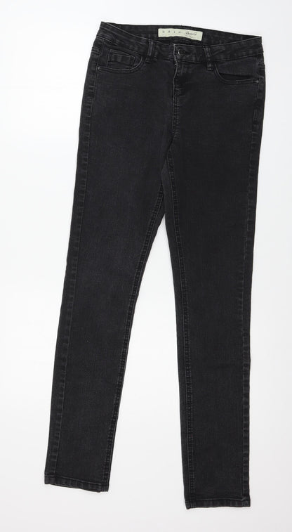 Denim & Womens Grey  Denim Skinny Jeans Size 10 L30 in