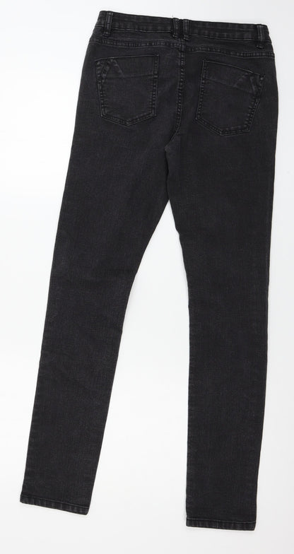 Denim & Womens Grey  Denim Skinny Jeans Size 10 L30 in