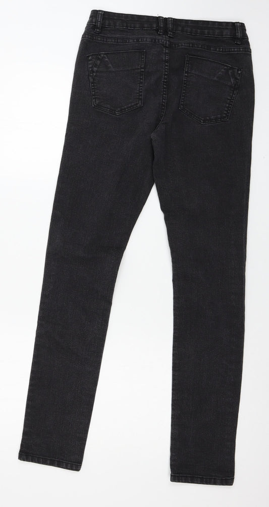 Denim & Womens Grey  Denim Skinny Jeans Size 10 L30 in
