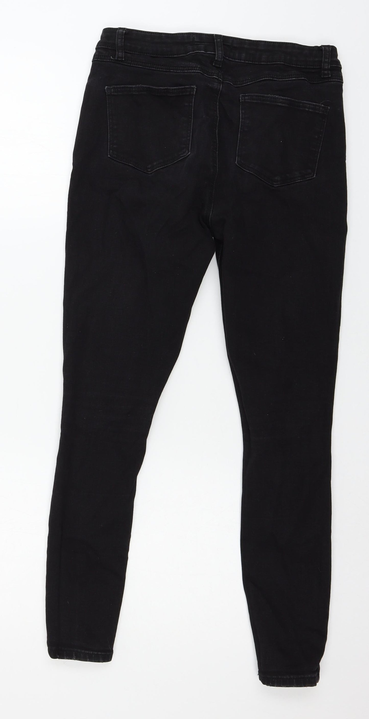 Denim & Womens Black  Denim Skinny Jeans Size 12 L26 in