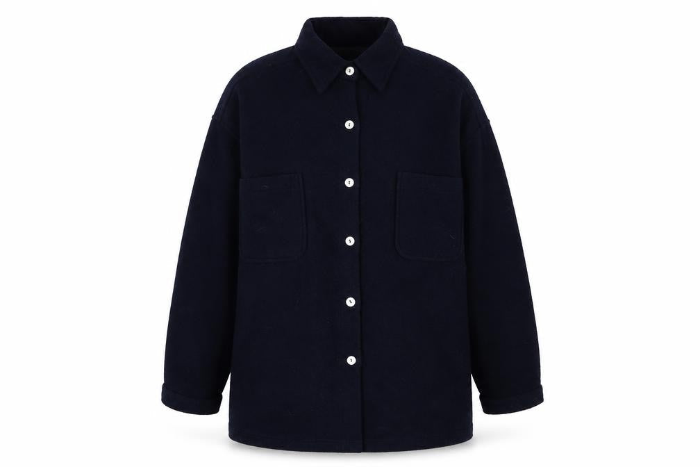 Womens UK Size 16 BHS Blue Overcoat
