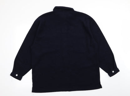 Womens UK Size 16 BHS Blue Overcoat