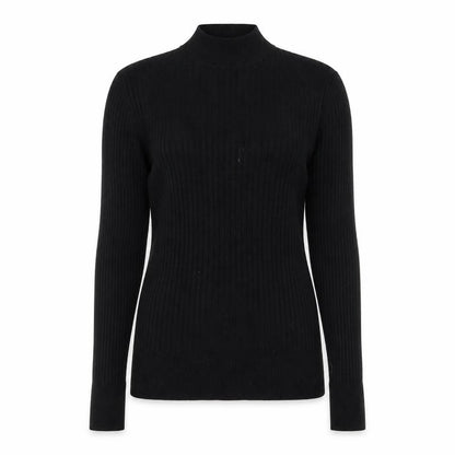 Womens UK Size 14 Nutmeg Black Pullover Jumper