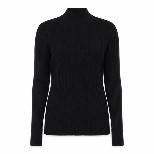 Womens UK Size 14 Nutmeg Black Pullover Jumper