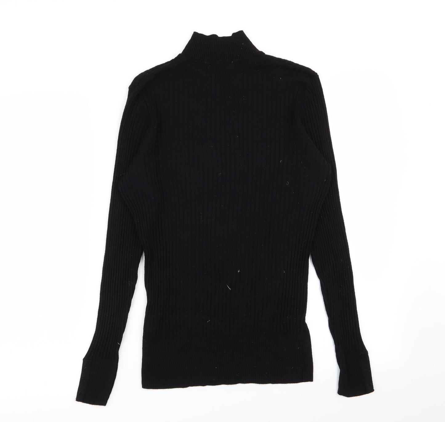 Nutmeg Womens Black   Pullover Jumper Size 14