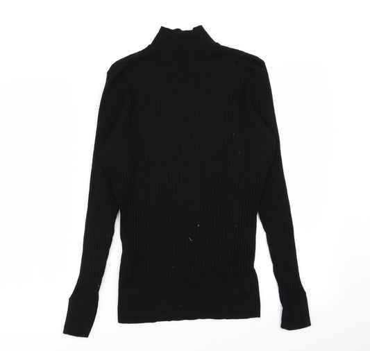 Nutmeg Womens Black   Pullover Jumper Size 14