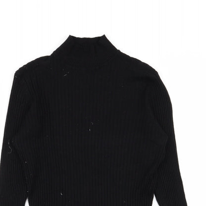 Nutmeg Womens Black   Pullover Jumper Size 14