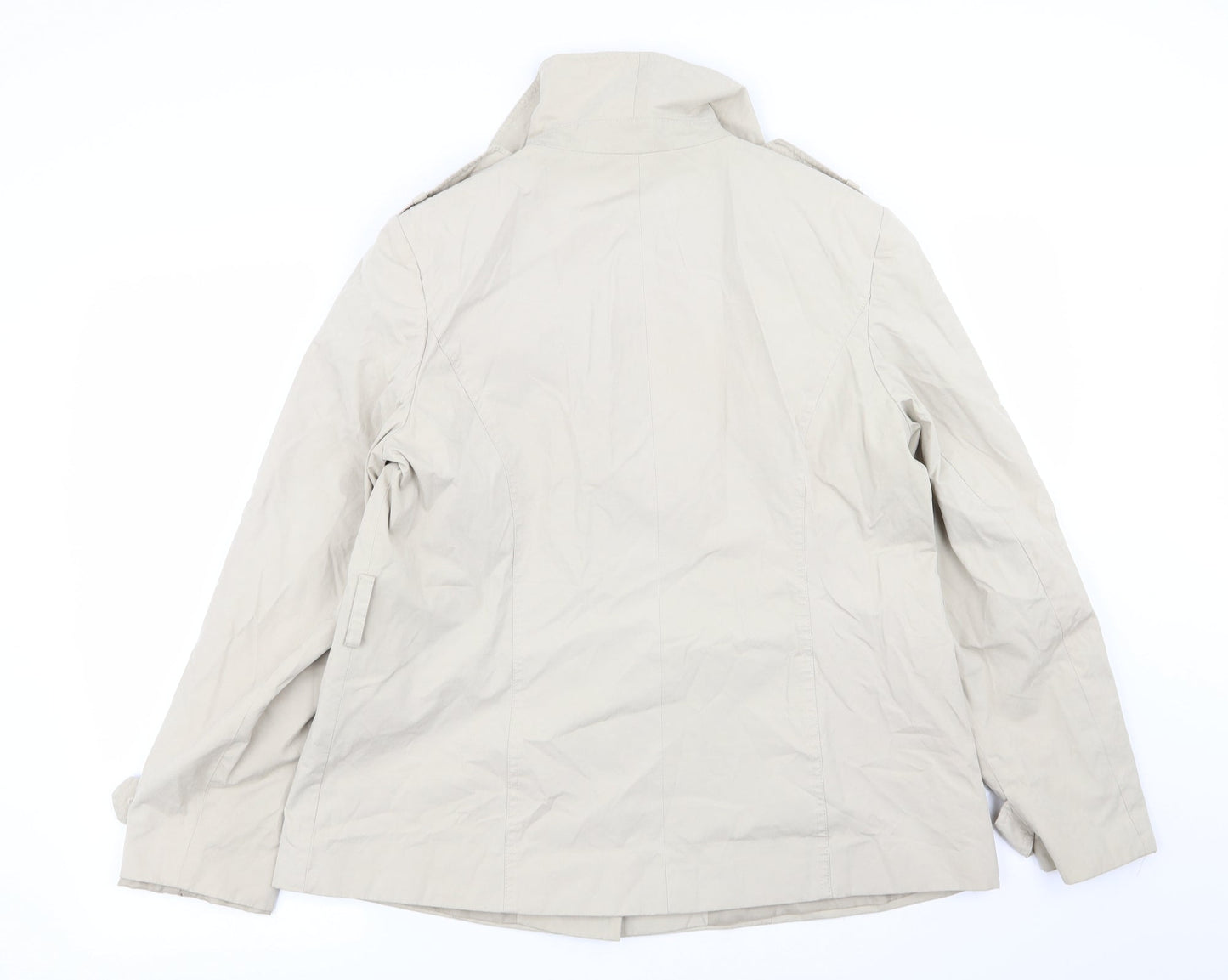 Autonomy Womens Beige   Overcoat Coat Size 14