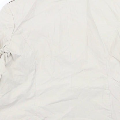 Autonomy Womens Beige   Overcoat Coat Size 14