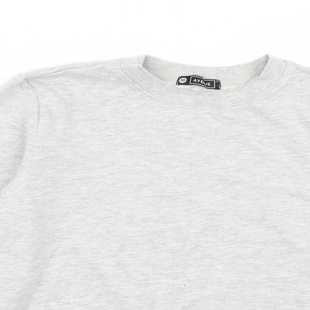 Avenue Womens Grey   Pullover Jumper Size 10