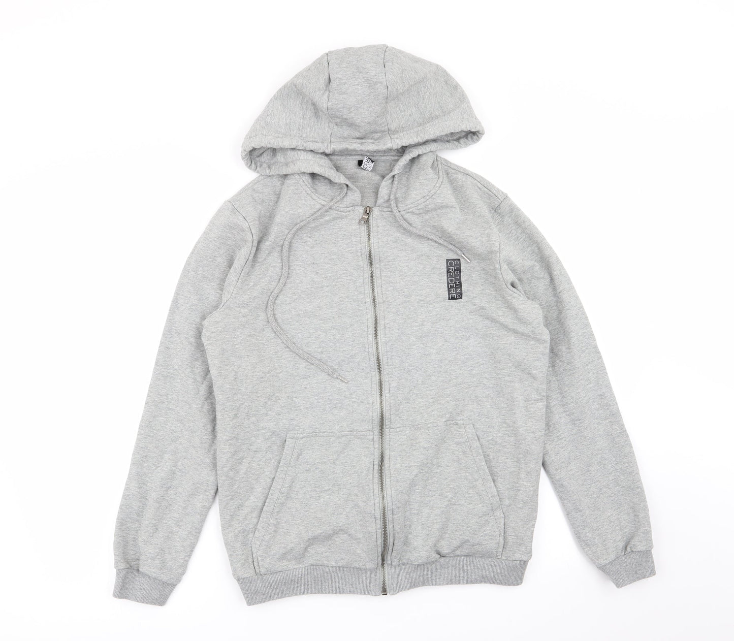 clothing credere Mens Grey   Full Zip Jumper Size M