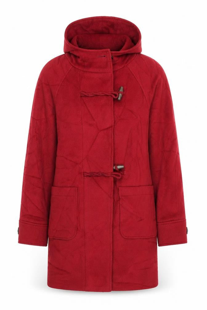 Womens UK Size 8 M&S Red Overcoat
