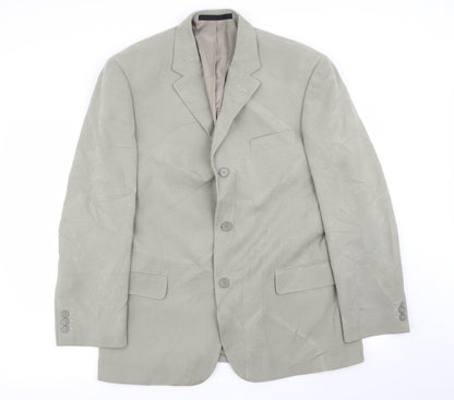 Mens UK Size 42 M&S Regular Green Suit Jacket