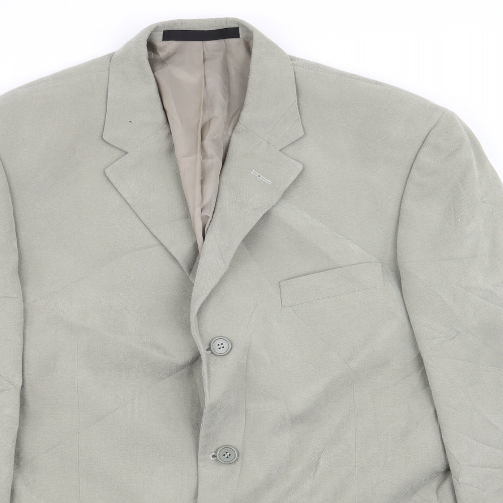 Mens UK Size 42 M&S Regular Green Suit Jacket