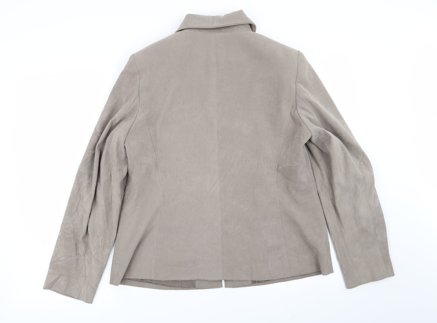 BM Womens Beige   Jacket  Size 14