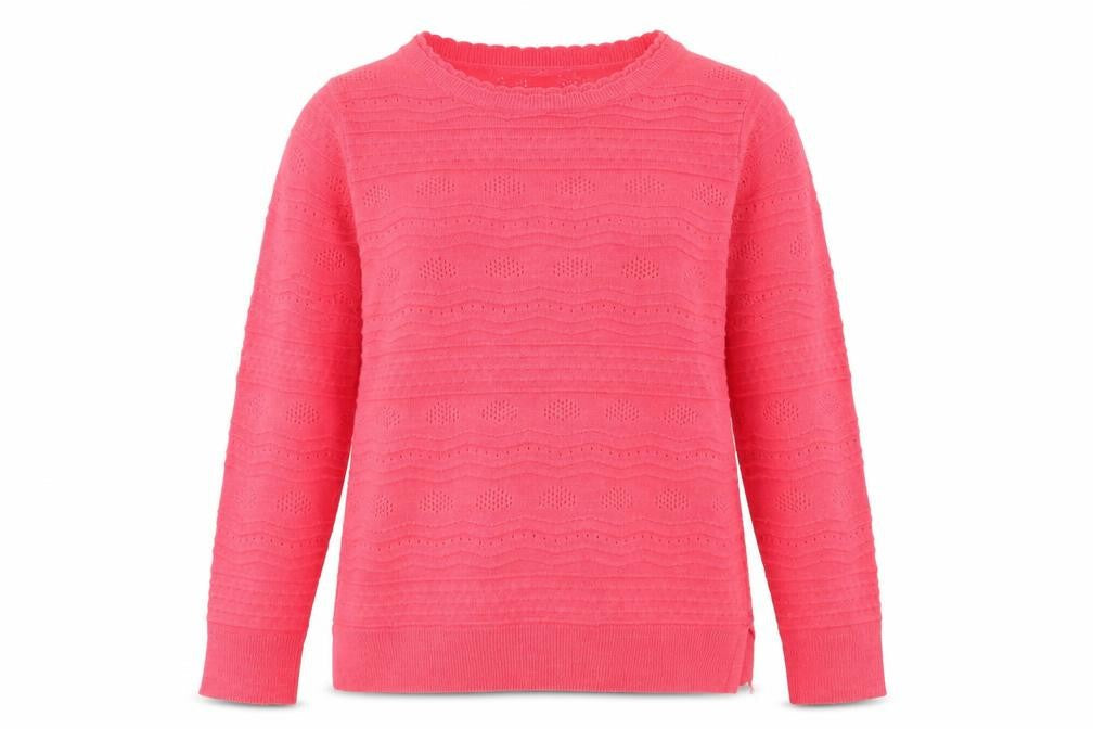 Womens UK Size 10 isle Pink Pullover Jumper
