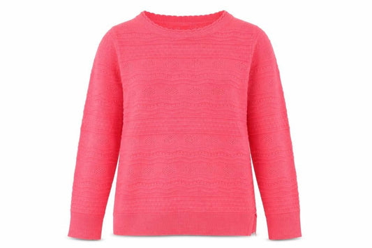 Womens UK Size 10 isle Pink Pullover Jumper