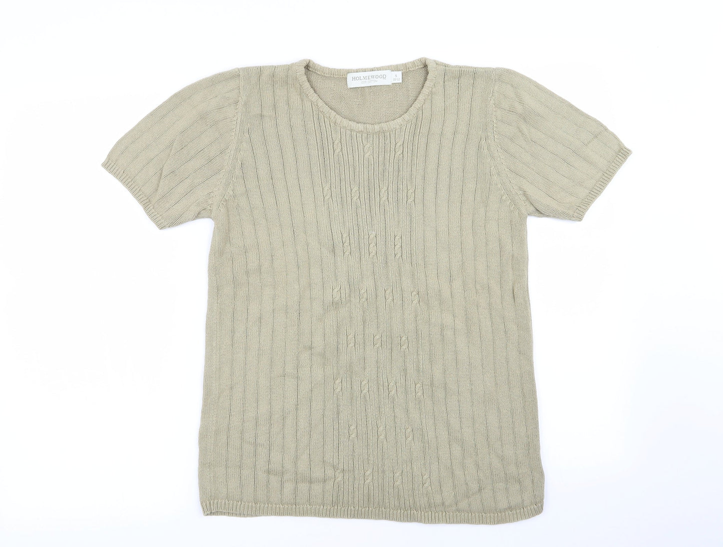Womens UK Size 10 holmewood Green Pullover Jumper