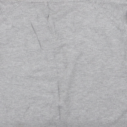 Womens UK Size 12 M&S Grey Pullover Jumper