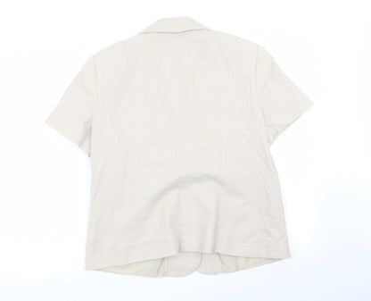 BHS Womens Beige   Jacket Blazer Size 16