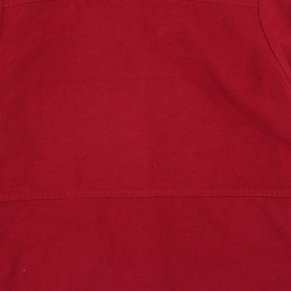 Womens UK Size 14 M&S Red Overcoat