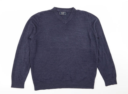 Maine Mens Blue   Pullover Jumper Size S