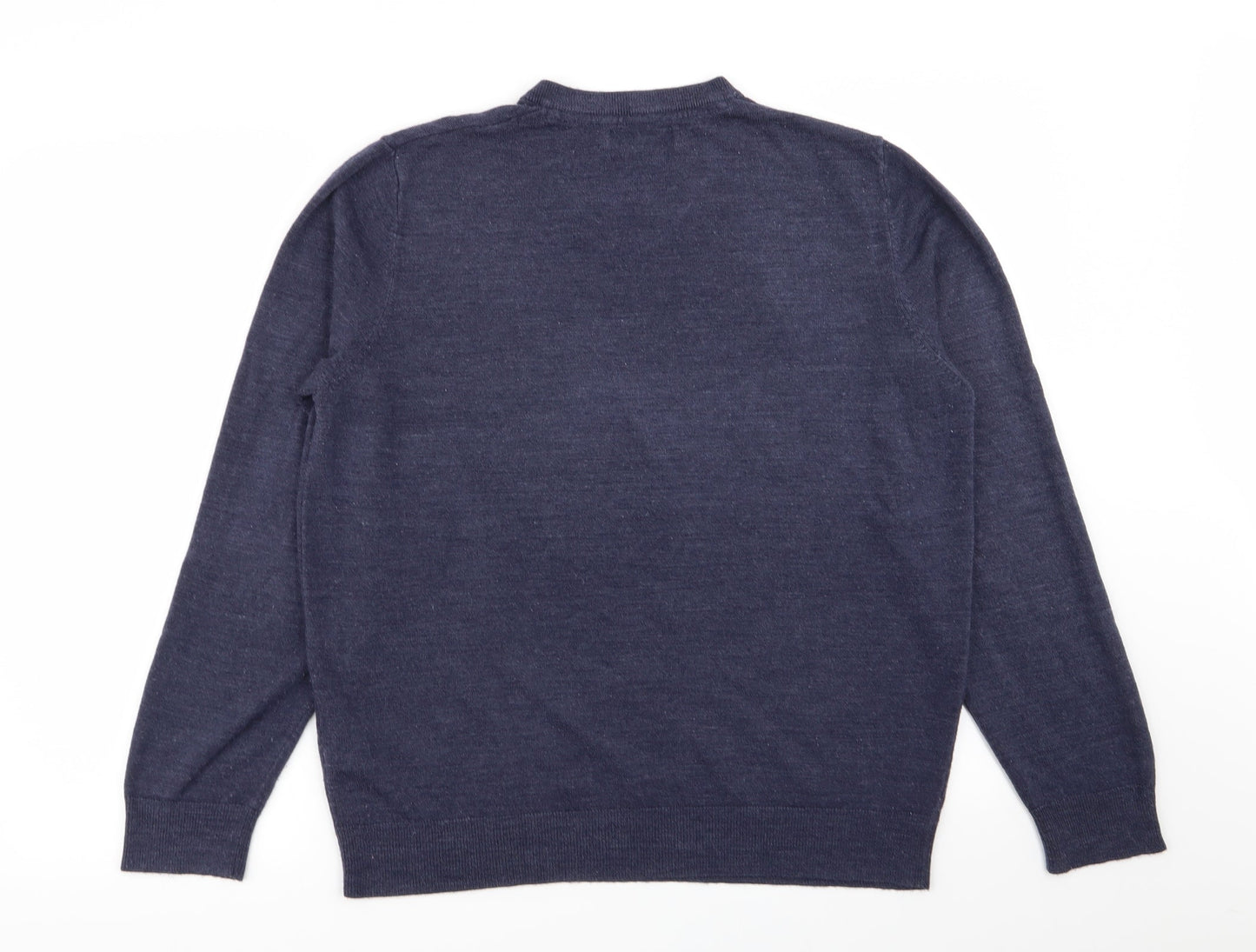 Maine Mens Blue   Pullover Jumper Size S