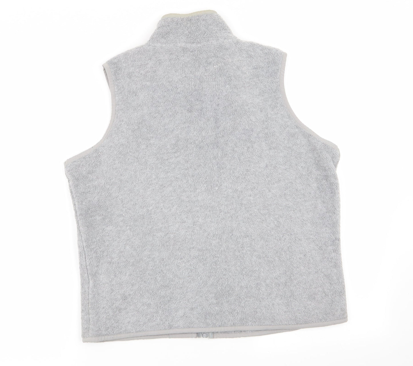 Womens UK Size 14 Etam Grey Full Zip Jumper