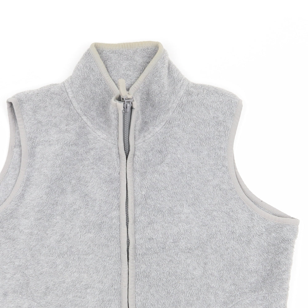 Womens UK Size 14 Etam Grey Full Zip Jumper