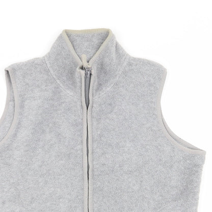 Womens UK Size 14 Etam Grey Full Zip Jumper