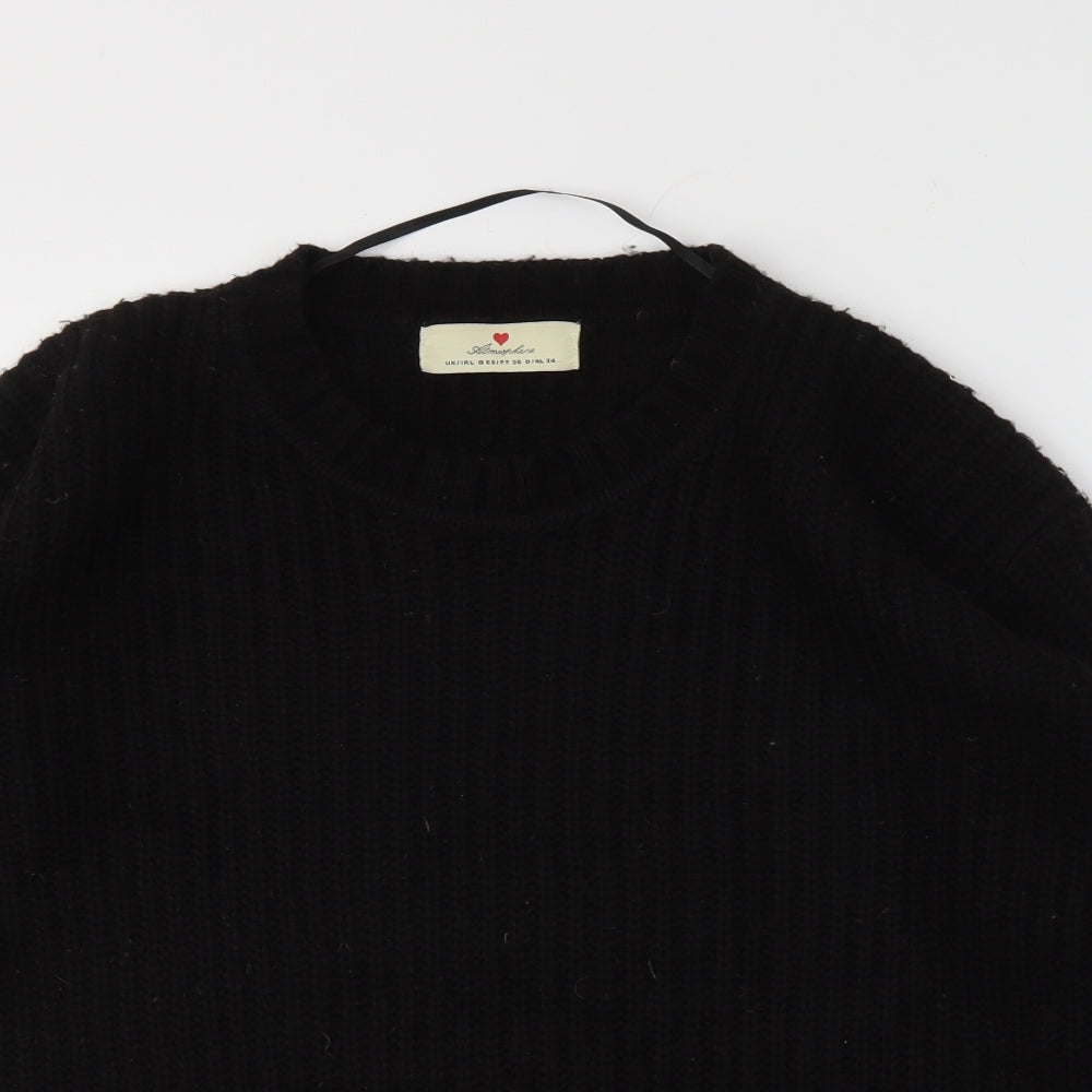Primark Womens Black   Pullover Jumper Size 6