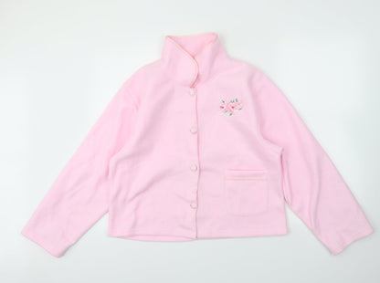 Womens UK Size L Preworn Pink Pullover Jumper