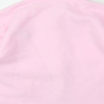 Womens UK Size L Preworn Pink Pullover Jumper
